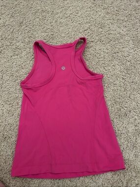 lululemon athletica Vibrant Pink Racerback Tank